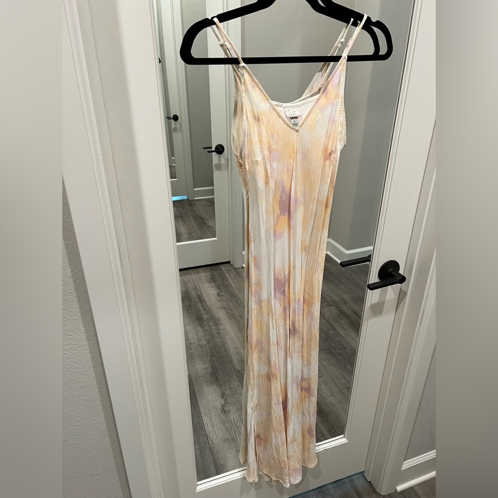Tie dye slip dress